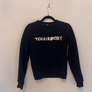 OPENING CEREMONY Tchaikovsky Black Crewneck Sweatshirt (size XS)